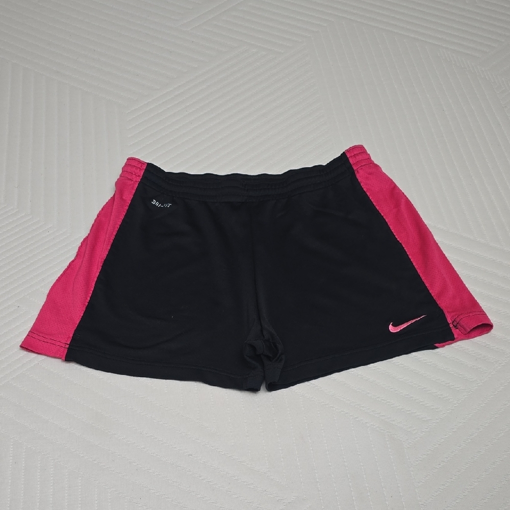 Nike Women's Athletic Shorts in Black and Pink
